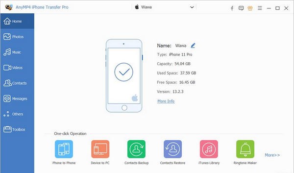数据转移软件下载 AnyMP4 iPhone Transfer Pro(数据转移工具) v9.1.38 官方安装版-1