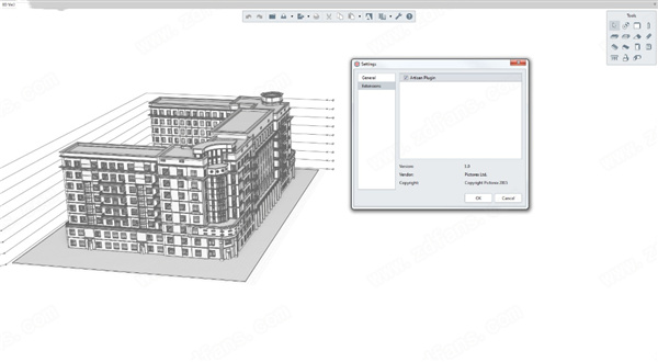 Artisan Render下载 Artisan Render(3D建筑图形设计软件) v1.0 特别免费版(附激活教程+补丁)-1