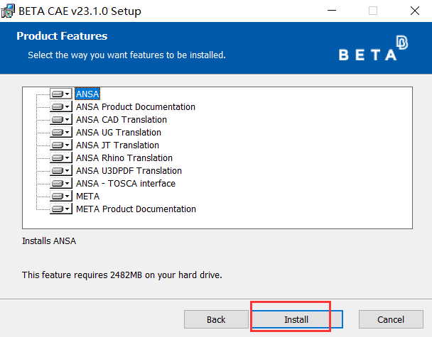 CAE几何处理+网格划分软件BETA_CAE_Systems（ANSA）+tutorials下载安装教程-4