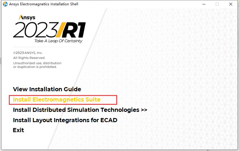 ANSYS2023破解版下载 ANSYS Electronics Suite 2023 R1/R2 x64 完美授权激活版(附破解文件+安装教程)-3
