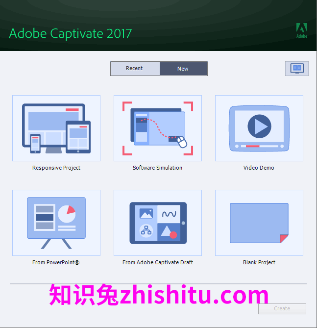 Adobe Captivate 2017 64位 屏幕录制课件制作软件-1