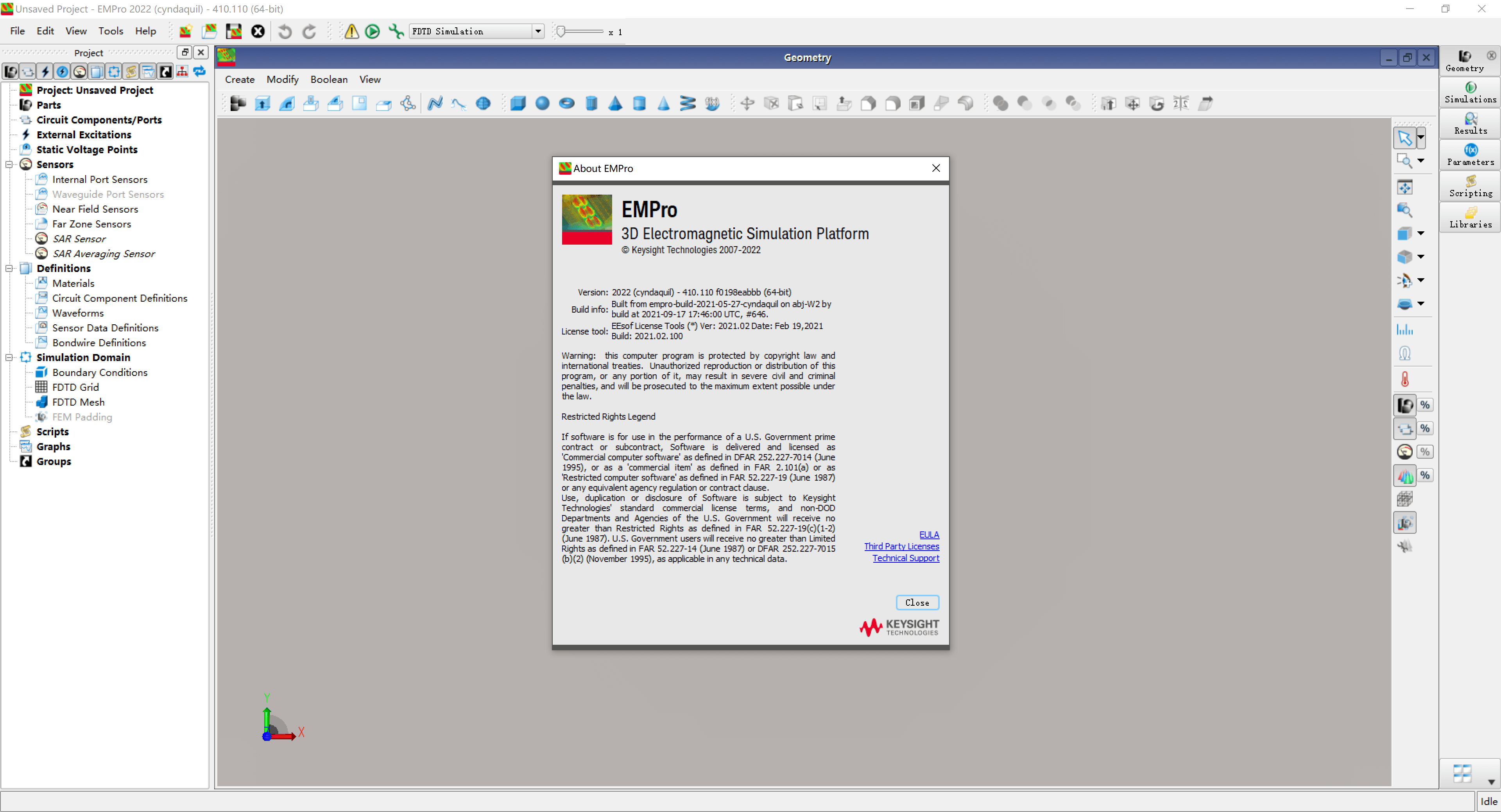 Keysight PathWave EMPro 2022 电磁设计软件下载与安装教程