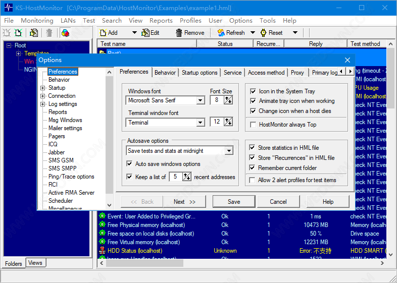 Advanced Host Monitor