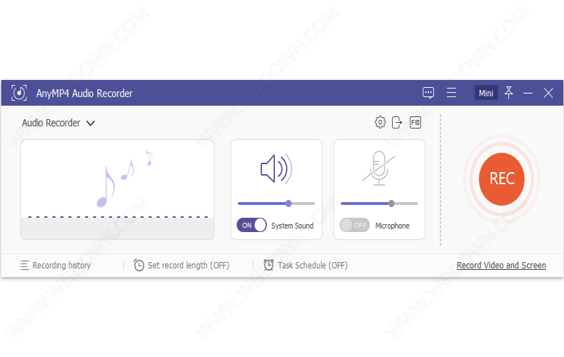 AnyMP4 Audio Recorder下载 - AnyMP4 Audio Recorder 1.0.10 破解版