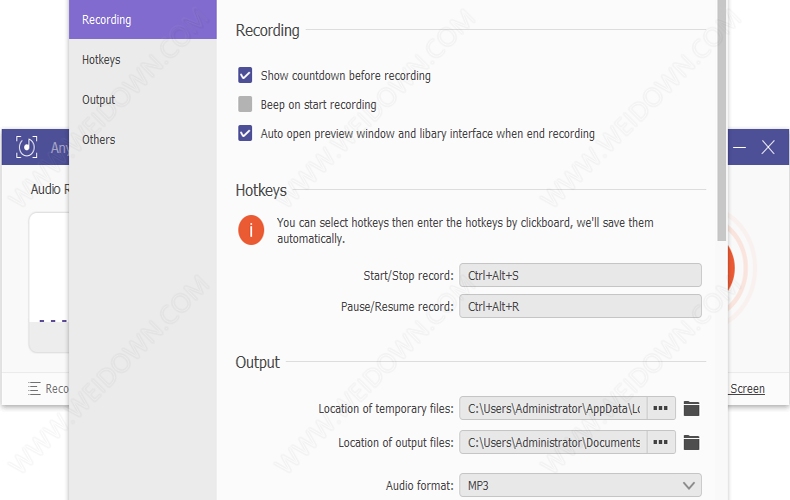 AnyMP4 Audio Recorder下载 - AnyMP4 Audio Recorder 1.0.10 破解版