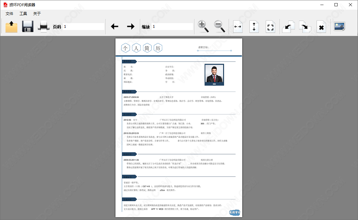 Corrupt PDF Viewer
