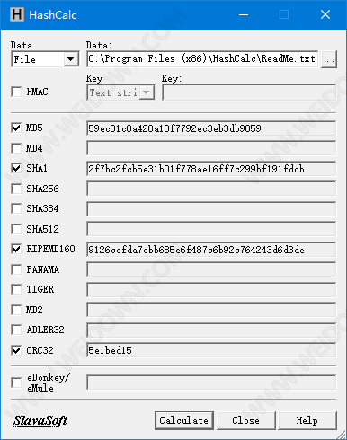 HashCalc
