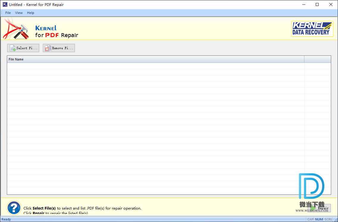 Kernel for PDF Repair下载 - Kernel for PDF Repair PDF文件修复工具 15.01 破解版