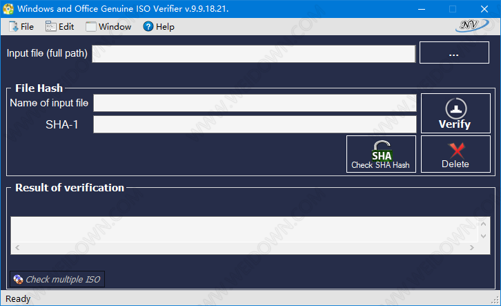 Windows and Office Genuine ISO Verifier